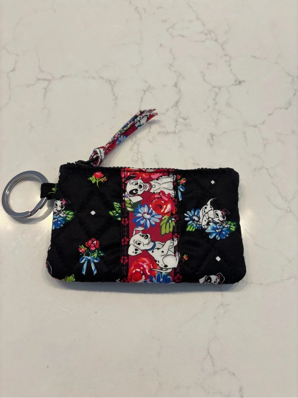 Vera Bradley- xDisney- 101 Dalmatians ID/Card Holder-Zippered Pouch